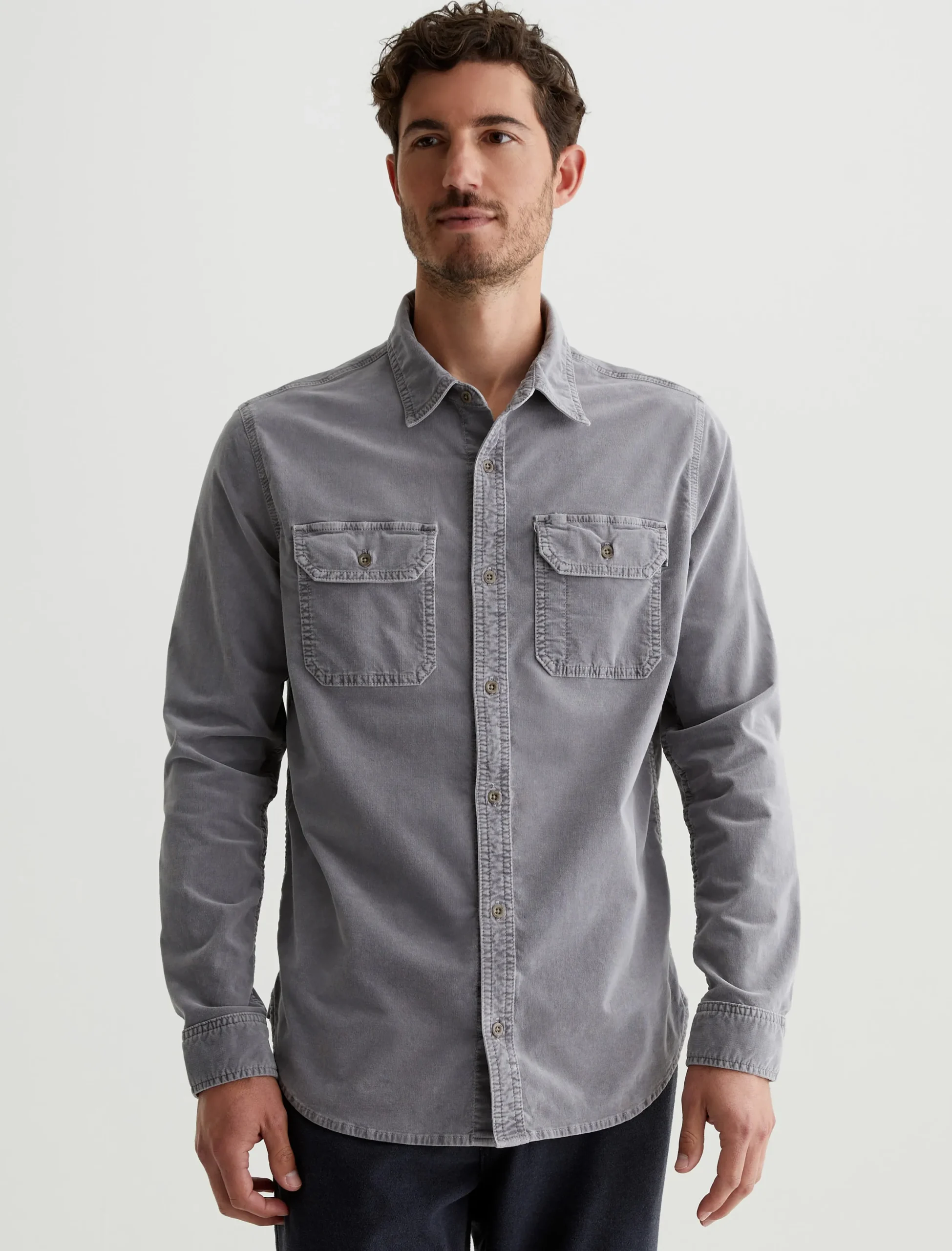 AG Jeans Aiden Utility Corduroy Shirt