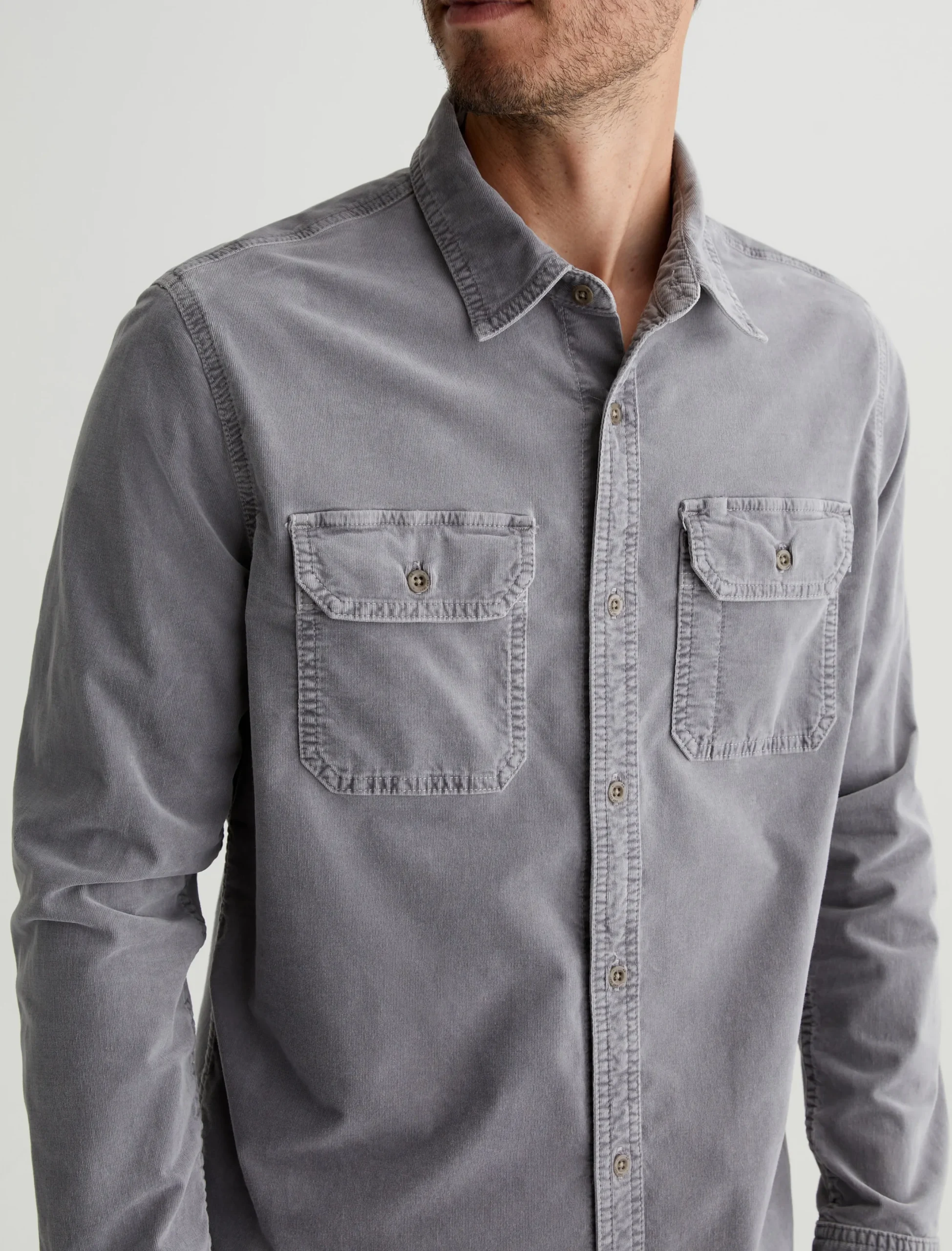 AG Jeans Aiden Utility Corduroy Shirt