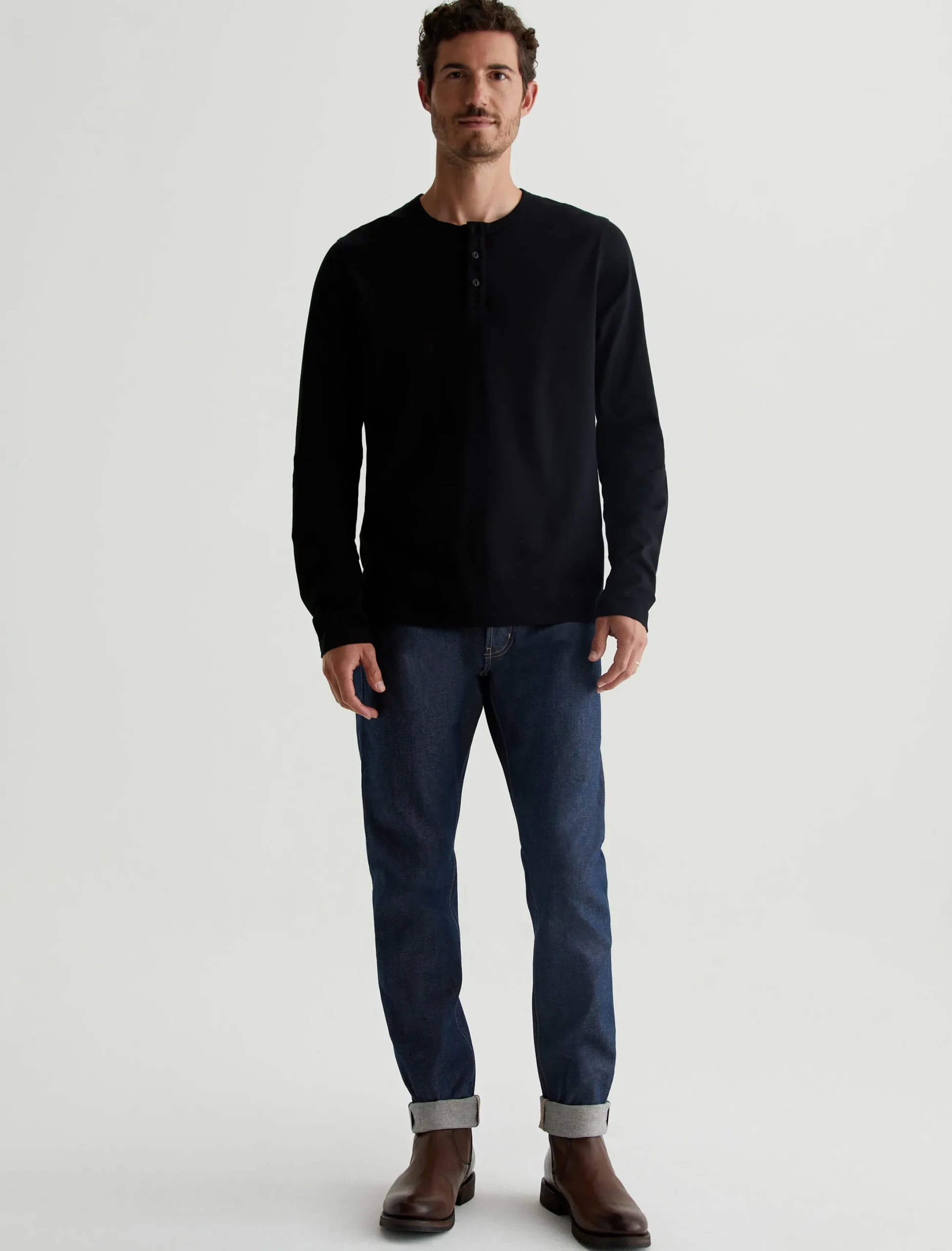 AG Jeans Bryce Long Sleeve Henley