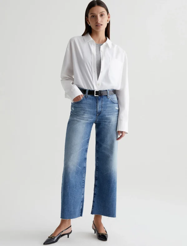Women AG Jeans Saige Wide Leg Crop