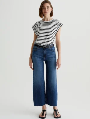Women AG Jeans Saige Wide Leg Crop