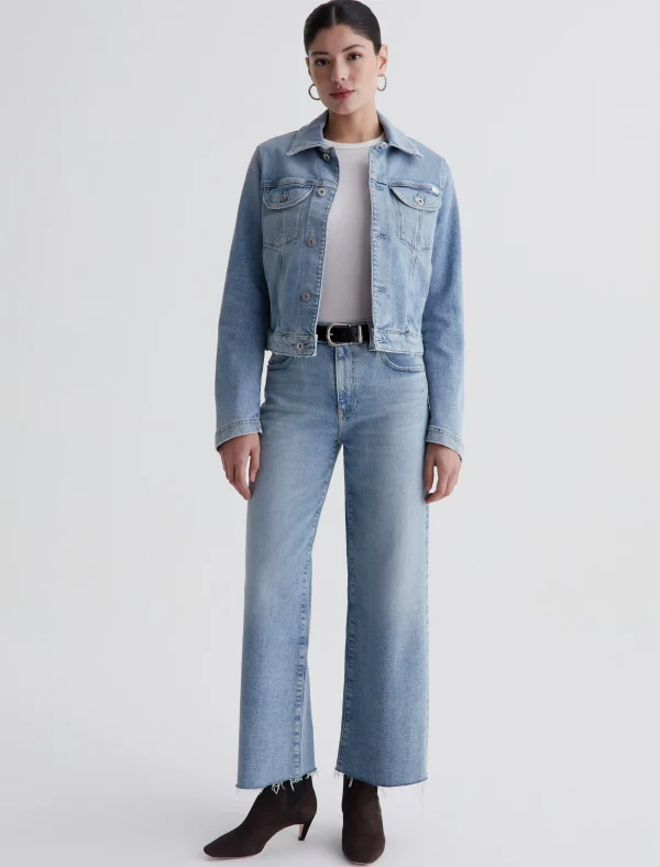 Women AG Jeans Saige Wide Leg Crop