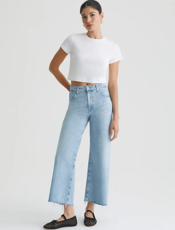 Women AG Jeans Saige Wide Leg Crop 360°