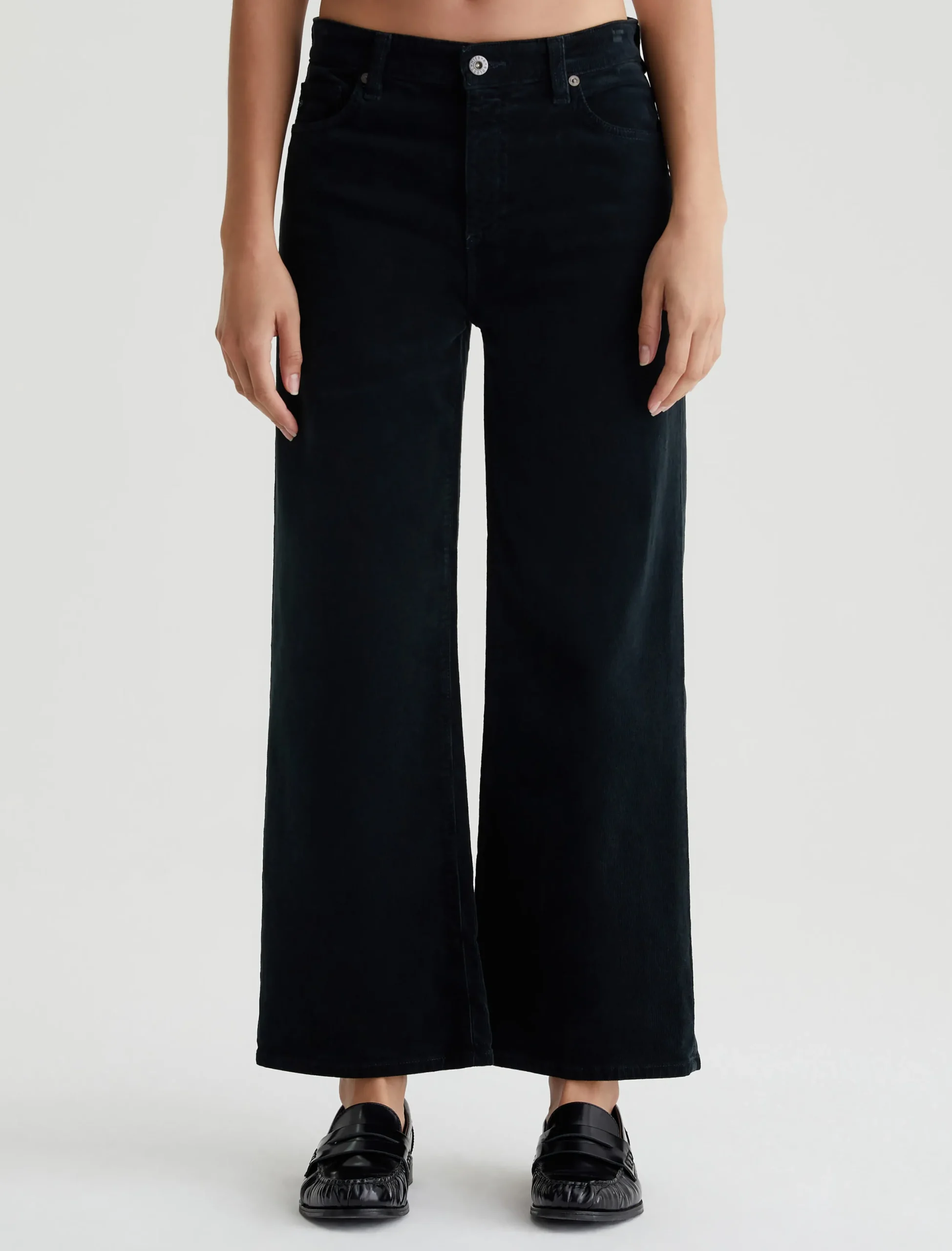 Women AG Jeans Saige Wide Leg Crop Corduroy